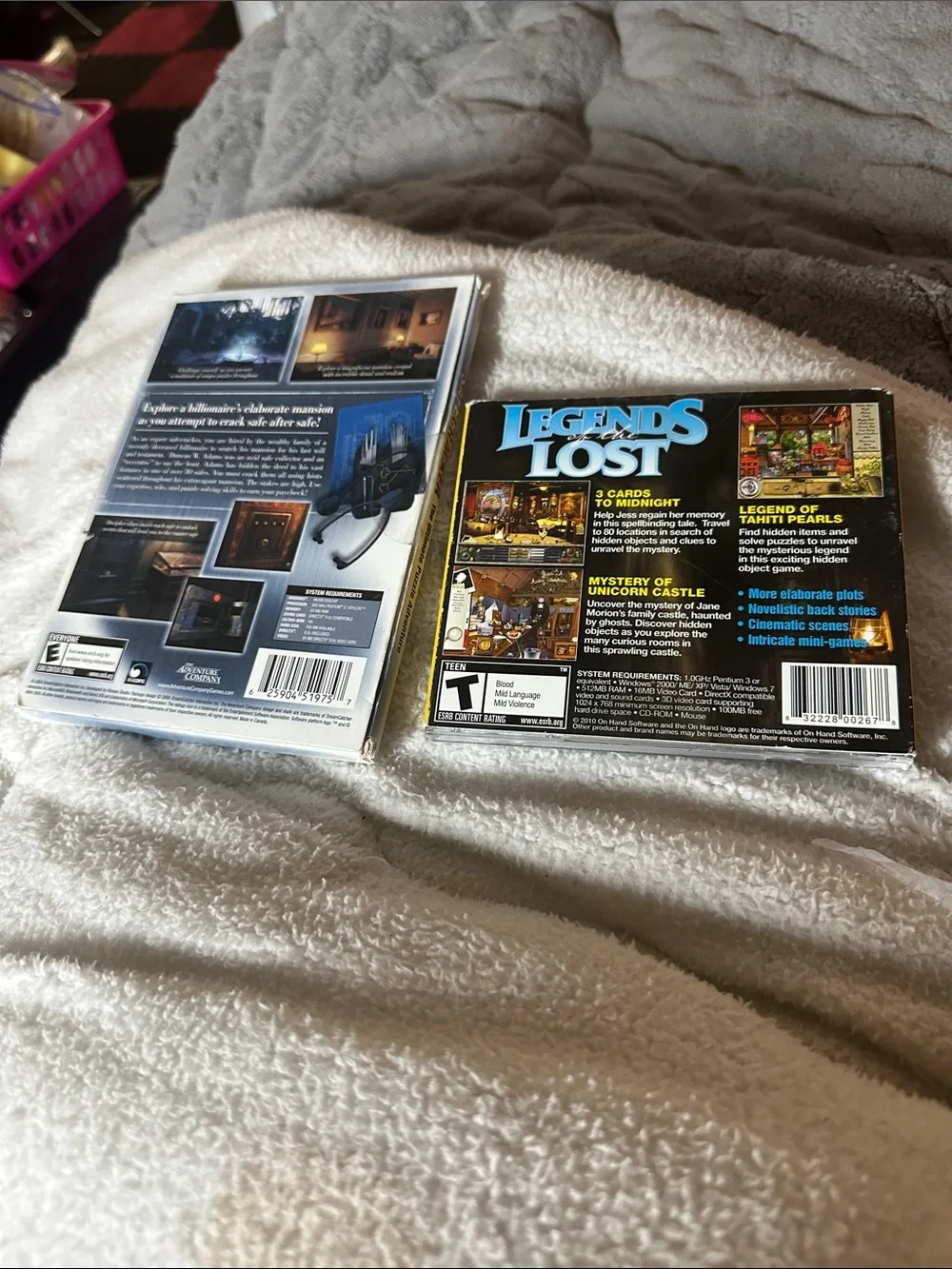 Safe Cracker & Legends Lost PC Game Bundle -used